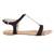 Sandale dama negre cu accesoriu OL-LM50-NEGRU, Culoare (12): Negru, Marime (12): 40 - - Roveli