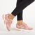 Pantofi de dama sport cu talpa groasa YY-95-P, Culoare (12): Roz, Marime (12): 40 - - Roveli