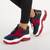 Sneakers de dama cu platforma E3260-R, Culoare (12): Negru, Marime (12): 38 - - Roveli