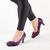Pantofi de dama cu funda A1103PURPLE, Culoare (12): Mov, Marime (12): 36 - - Roveli