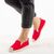 Espadrile de dama A-003-ROSU, Culoare (12): Rosu, Marime (12): 37 - - Roveli