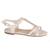 Sandale de dama bej cu barete si accesoriu K-106-B, Culoare (12): Bej, Marime (12): 37 - - Roveli