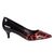 Pantofi dama animal print cu toc mic FM3252-6-R, Culoare (12): Rosu, Marime (12): 39 - - Roveli