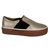 Espadrile de dama aurii cu talpa groasa K1721105-O, Culoare (12): Auriu, Marime (12): 38 - - Roveli