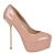 Pantofi dama cu toc subtire si platforma nude JH838-D-N, Culoare (12): Nude, Marime (12): 36 - - Roveli