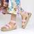 Sandale de dama comode si versatile FB-0046-PINK, Marime (12): 40 - - Roveli
