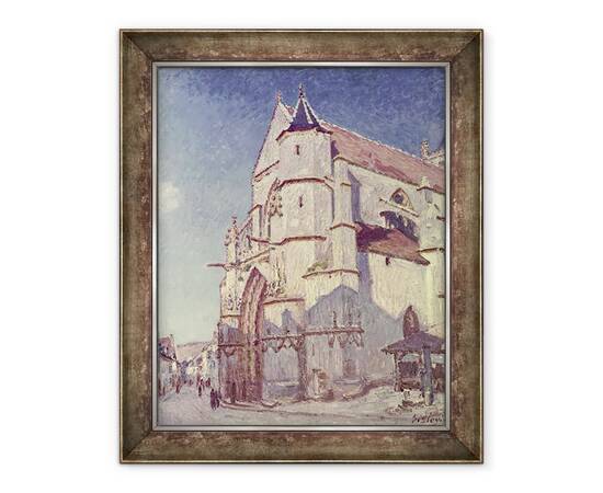 Roveli - Tablou inramat - Alfred Sisley - Biserica de la Moret-
