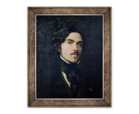 Roveli - Tablou inramat - Charles Emile Callande de Champmartin - Eugene Delacroix 1798-1863 1840-