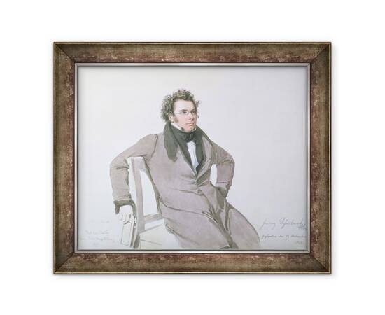 Roveli - Tablou inramat - Wilhelm August Rieder - Franz Schubert 1797-1828-