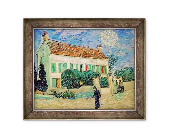 Roveli - Tablou inramat - Vincent van Gogh - Casa Alba pe timp de noapte-