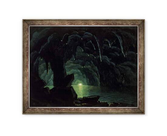 Roveli - Tablou inramat - Albert Bierstadt - The Blue Grotto-