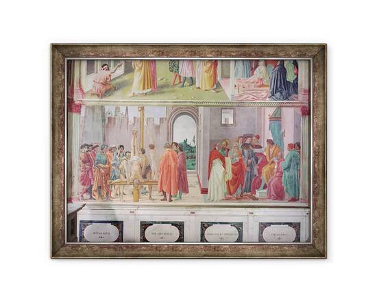 Roveli - Tablou inramat - Filippino Lippi - Disputa cu Simon Mago si Rastignirea Sfantului Petru-