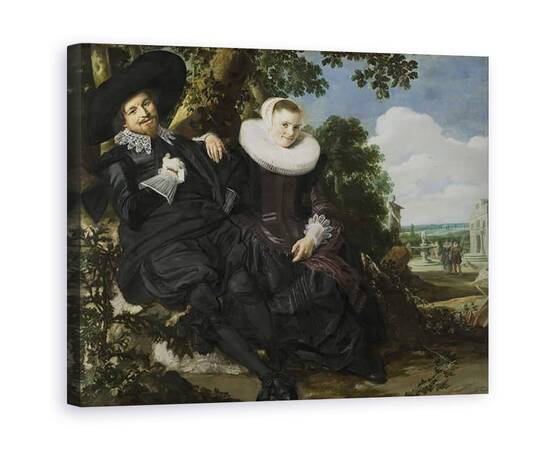 Roveli - Tablou Canvas - Frans Hals - Portret De Cuplu, Probabil Isaac Abrahamsz Massa si Beatrix van der Laen-