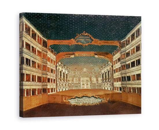 Roveli - Tablou Canvas - Gabriele Bella - Interiorul Teatrului San Samuele-
