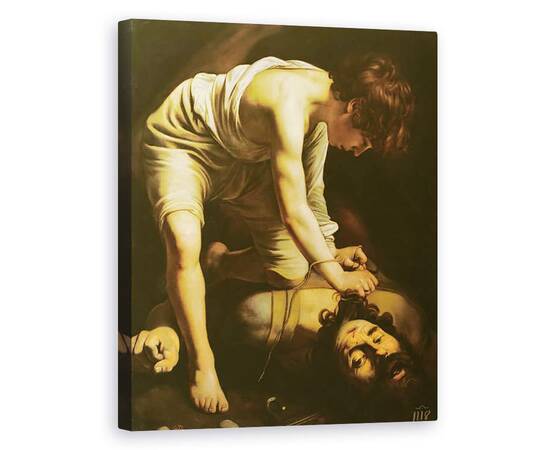 Roveli - Tablou Canvas - Michelangelo Merisi da Caravaggio - David victorios asupra lui Goliat-
