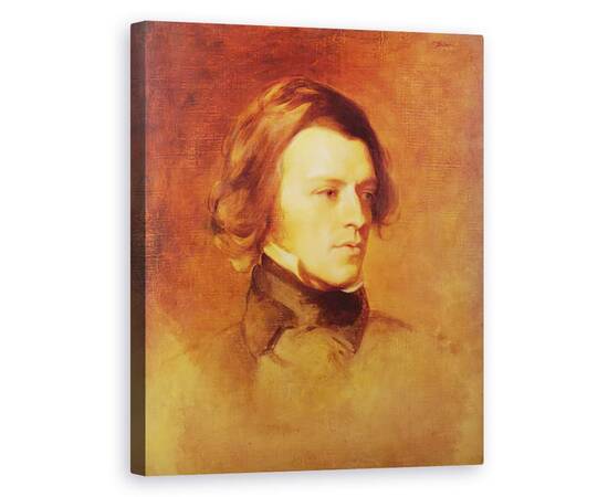 Roveli - Tablou Canvas - Samuel Laurence - Portretul lui Alfred Lord Tennyson 1809-92 c.1840-