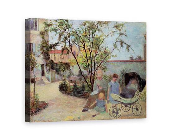 Roveli - Tablou Canvas - Paul Gauguin - Cifre intr-o gradina-