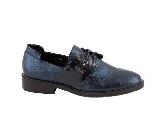 Roveli - Pantofi de dama comozi cu siret L-5-DK.BLUE, Culoare (12): Albastru, Marime (12): 39-