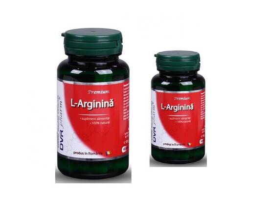 Roveli - L-Arginina Pachet 60 capsule + 30 capsule DVR Pharm-