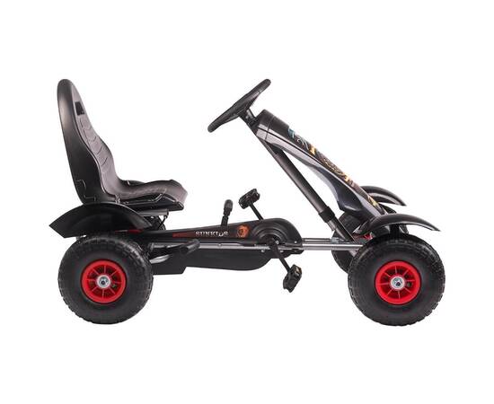 Roveli - Kart cu pedale F618 Air negru Kidscare-