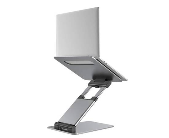 Roveli - Stand Aluminiu reglabil pentru Laptop 11 - 17 inch Grey-