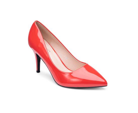 Roveli - Pantofi dama stiletto cu toc subtire Rosii Mina, Culoare (12): Rosu, Marime (12): 37-