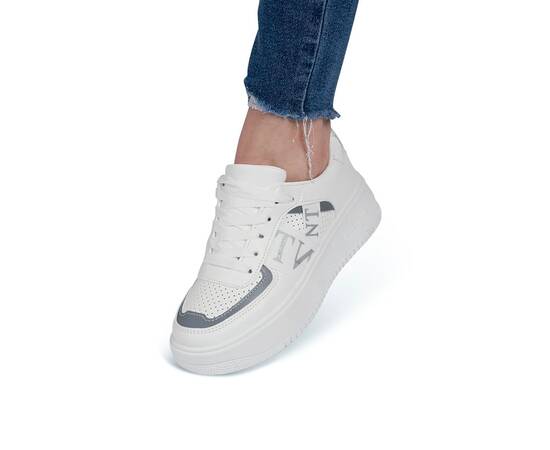 Roveli - Sneakers dama din piele ecologica Albi Valy, Culoare (12): Alb, Marime (12): 40-