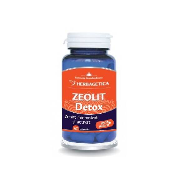 Zeolit Detox 60 capsule Herbagetica - - Roveli