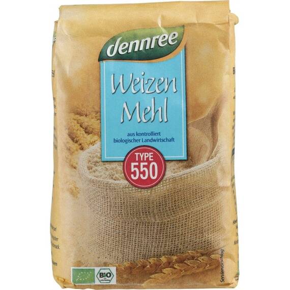 Faina alba tip 550 ecologica 1kg Dennree - - Roveli