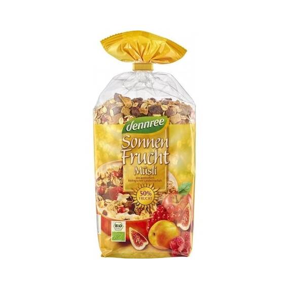 Musli bio cu 50% continut de fructe 500g Dennree - - Roveli