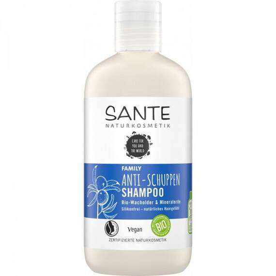 Sampon antimatreata cu ienupar bio si minerale 250ml Sante - - Roveli