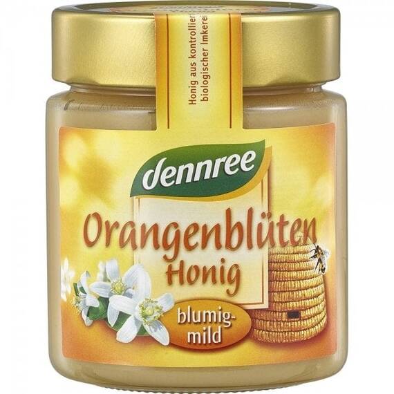 Miere de flori de portocal 500g Dennree - - Roveli