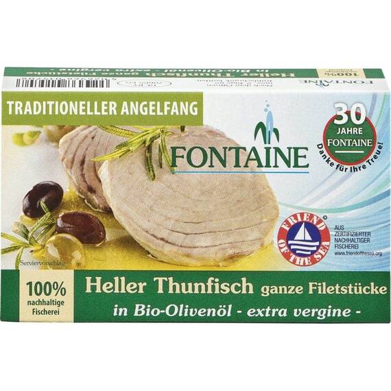 File de ton alb in ulei bio de masline 120g Fontaine - - Roveli