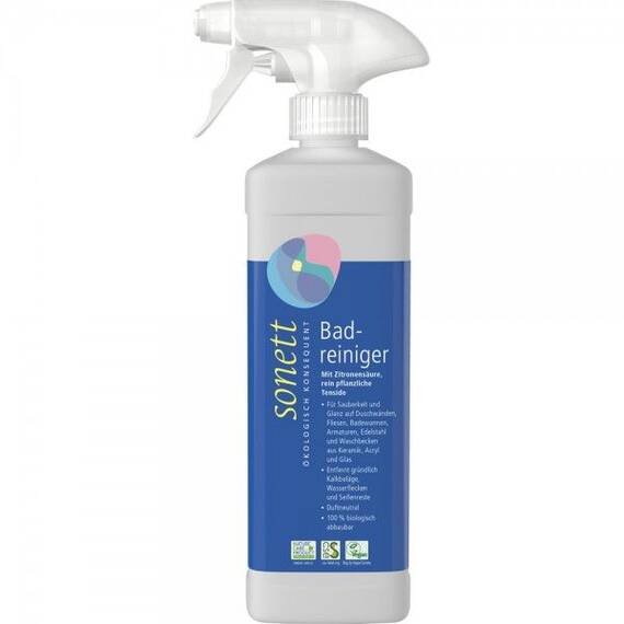 Solutie pentru curatat baia in sticla cu pulverizator 500ml Sonett - - Roveli