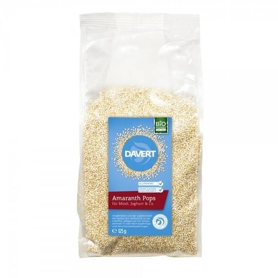 Amarant expandat FARA GLUTEN 125g Davert - - Roveli