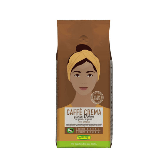 Cafea bio Gusto Crema boabe 1Kg Rapunzel - - Roveli