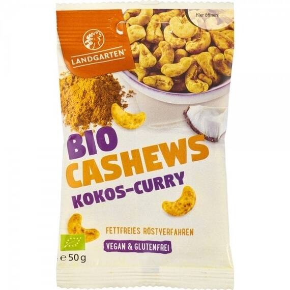 Caju cu cocos - curry 50g Landgarten - - Roveli