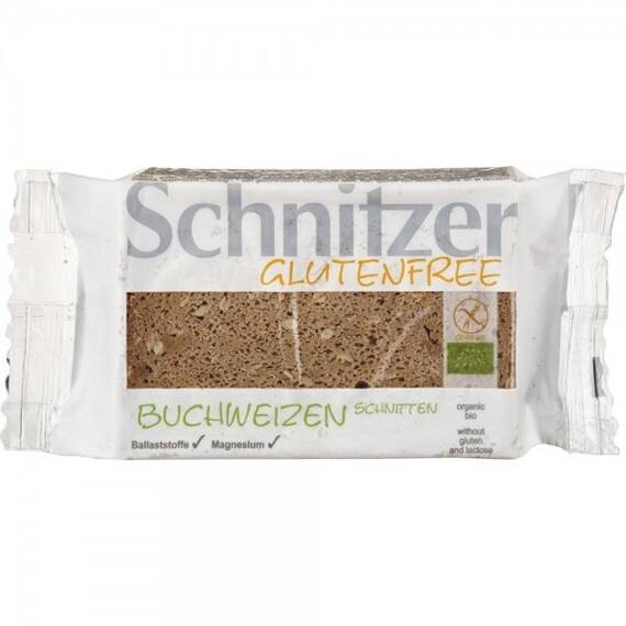 Paine din hrisca FARA GLUTEN si LACTOZA 250g Schnitzer - - Roveli