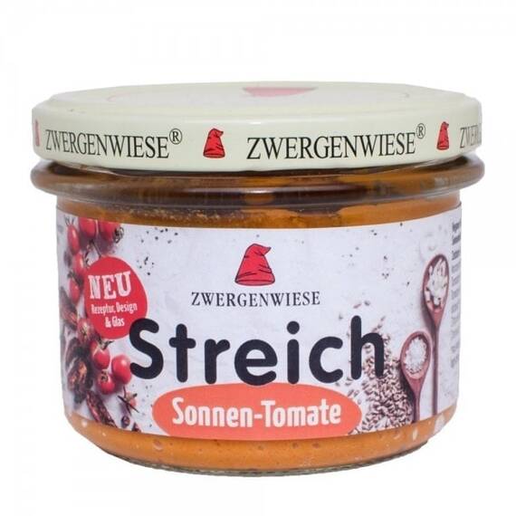 Pate bio vegetal cu rosii uscate FARA GLUTEN 180g Zwergenwiese - - Roveli