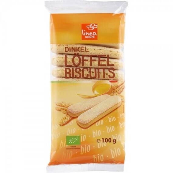 Piscoturi din spelta cu ou 100g Linea natura - - Roveli