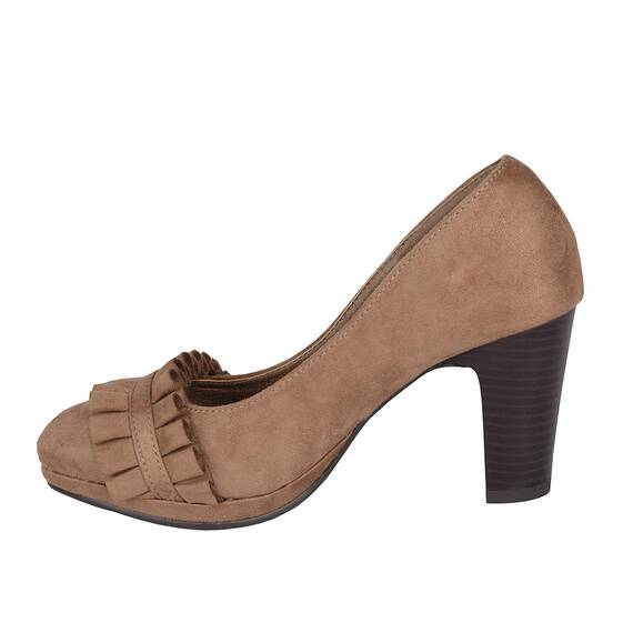 Pantofi de dama cu toc K1808604-T, Culoare (12): Maro, Marime (12): 39 - 2- Roveli