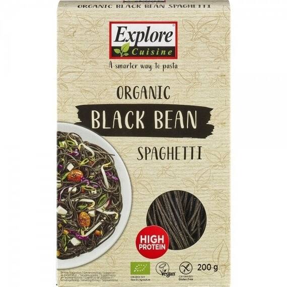 Spaghetti din soia neagra BIO FARA GLUTEN 200g Explore Cuisine - - Roveli