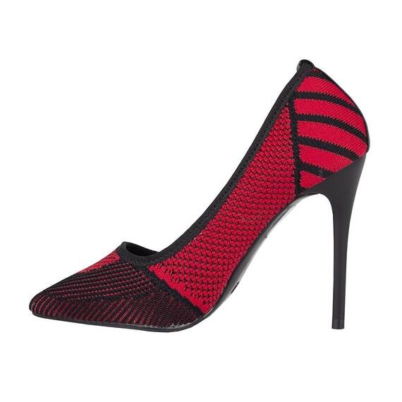 Pantofi dama cu toc inalt rosii 3051-4-R, Culoare (12): Rosu, Marime (12): 36 - 2- Roveli