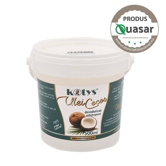 Ulei de Cocos Dezodorizat Nehidrogenat 500 ml Kotys - - Roveli