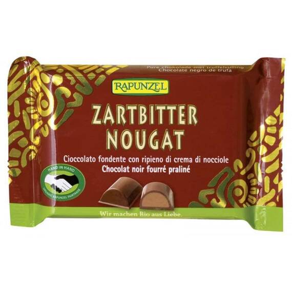 Ciocolata Bio Nougat Amaruie 100g Rapunzel - - Roveli