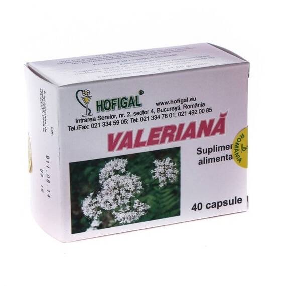 Valeriana 40 capsule Hofigal - - Roveli