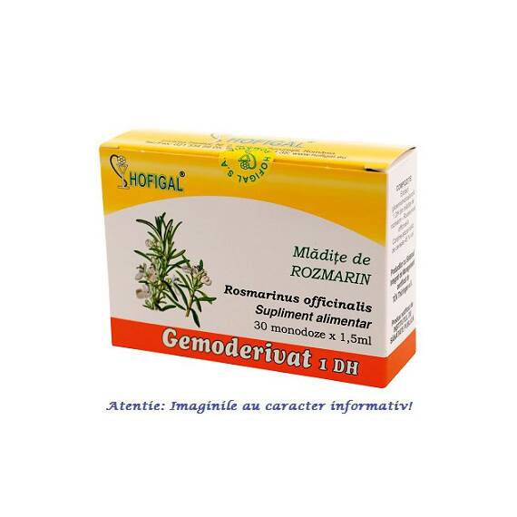 Gemoderivat Mladite de Rozmarin 30 monodoze Hofigal - - Roveli