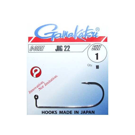 Carlig Gamakatsu Jig 22 Nickel (10buc/plic) nr.1 - - Roveli