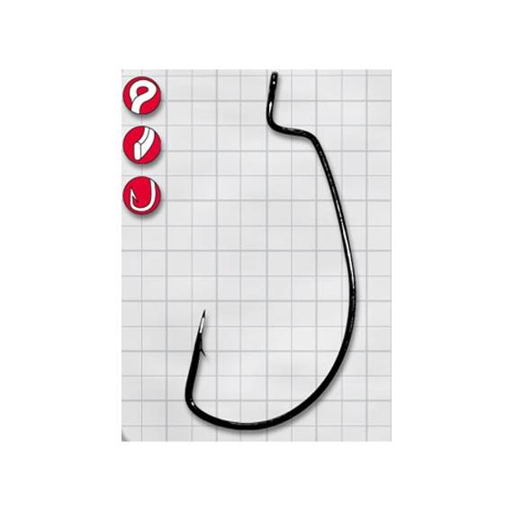 Carlig Gamakatsu Offset Worm EWG (5buc/plic) nr.3/0 - - Roveli