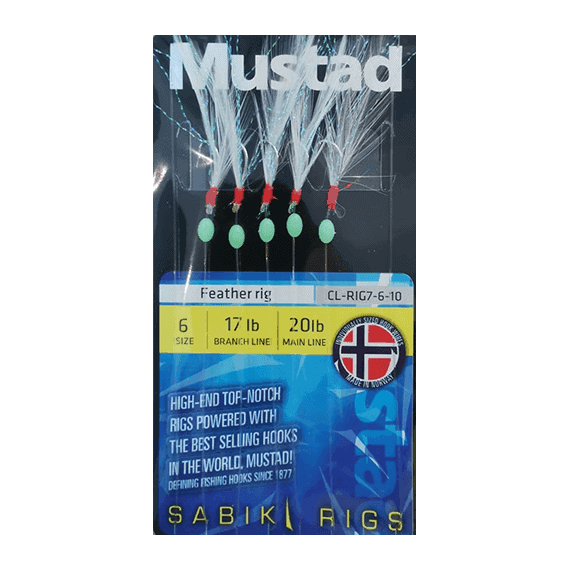 Taparina Mustad Feather Rig (5buc/plic) - - Roveli